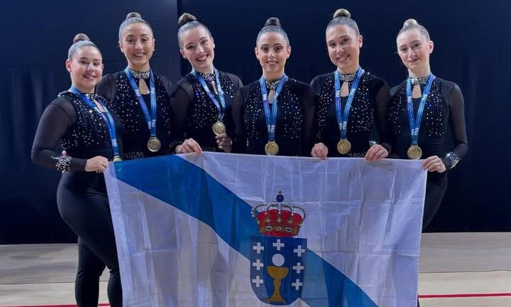 Aluvión de medallas para Galicia no Campionato nacional de ximnasia estética